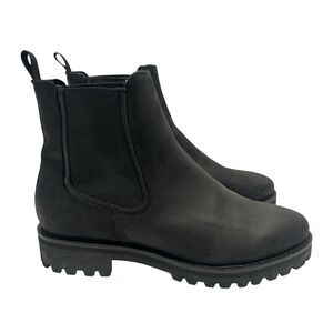 Thursday Boot Co Everyday Legend Chelsea Boots Matte Black Leather Womens 8 US